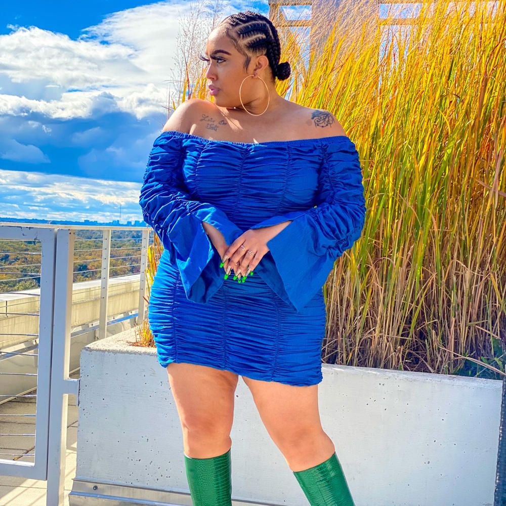 Jean Ruched Dress